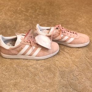 Pink suede adidas